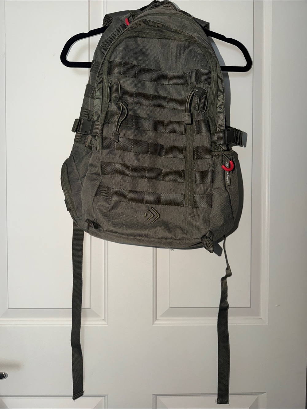 Olive Green Tactical Backpack with MOLLE Webbing